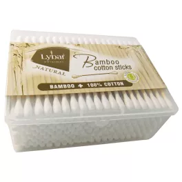 Mattes bambusz fültisztító pálcika 100% cotton 200 db-os