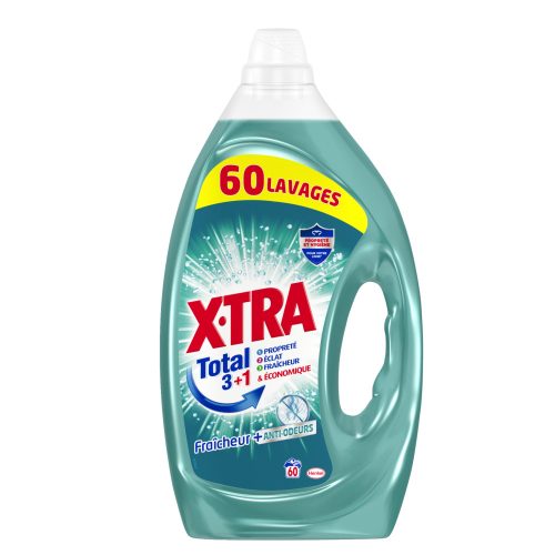 X-TRA folyékony mosószer univerzális friss illat 3 L