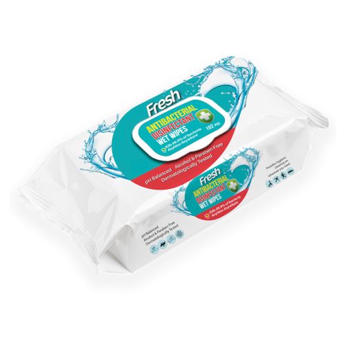 Fresh antibacteriális nedves törlőkendő 102 DB
