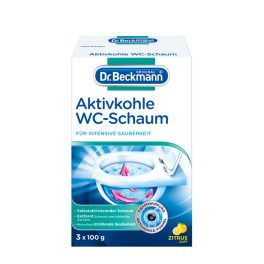   DR BECKMANN WC tisztító hab aktív szénnel citrom illat 3x100 g