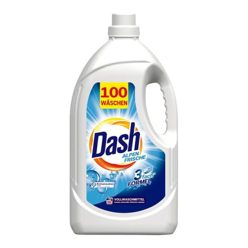 DASH folyékony mosógél színes ruhákhoz alpesi friss illat 5 L
