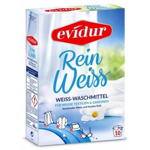 EVIDUR mosópor fehér ruhákhoz és függönyökhöz 600 g