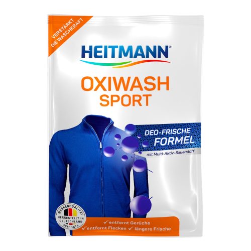 HEITMANN aktív oxigénes mosóadalék sport ruhákhoz 50 g