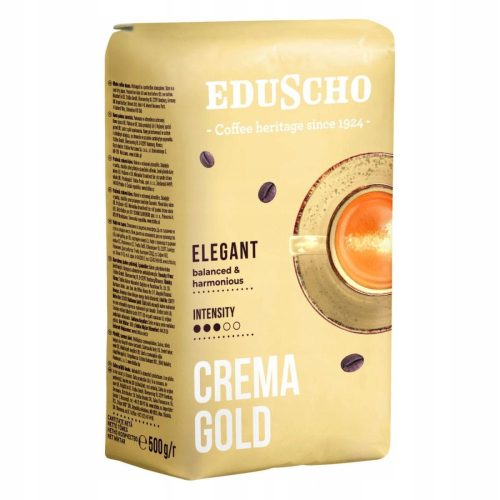 EDUSCHO Crema Gold szemes kávé 500g