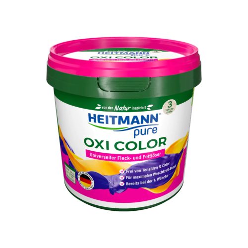 HEITMANN aktív oxigénes folteltávolító mosópor színes ruhákhoz 500 g