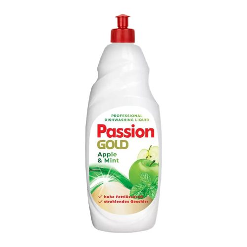 PASSION GOLD mosogatószer alma & menta illat 850ml