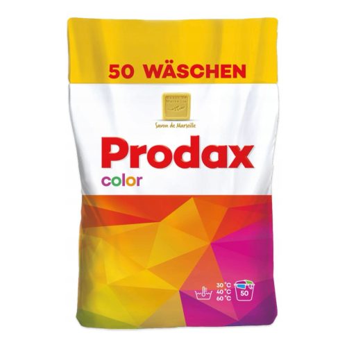 PRODAX mosópor színes ruhákhoz 3,25 KG