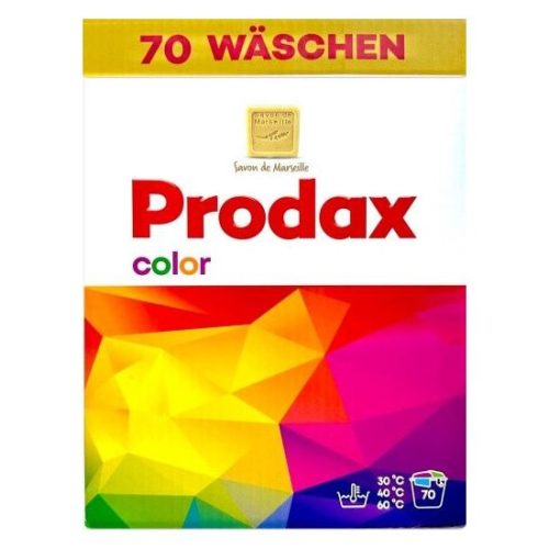 PRODAX mosópor színes ruhákhoz 4,55 KG