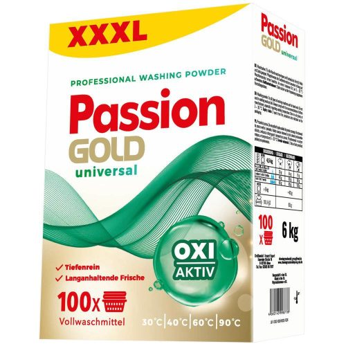 PASSION GOLD mosópor univerzális 6 kg