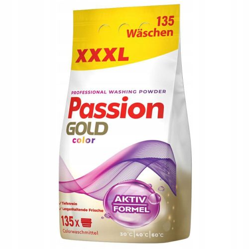 PASSION GOLD mosópor színes ruhákhoz 8,1 kg
