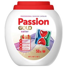 Passion Gold 4 IN 1 mosókapszula Színes ruhákhoz 50 DB-os