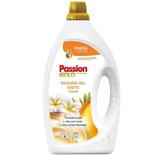 PASSION GOLD parfümös folyékony mosógél color Exotic 3,52 L