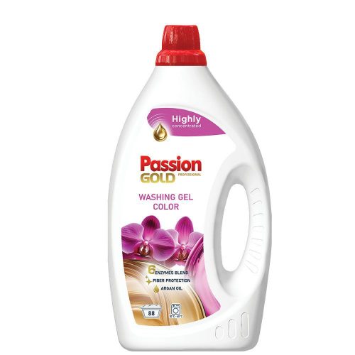 PASSION GOLD mosógél színes ruhákhoz - argán olajjal 3,52 L