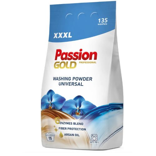 PASSION GOLD mosópor univerzális Argan Olajjal illatosított 8,1 kg