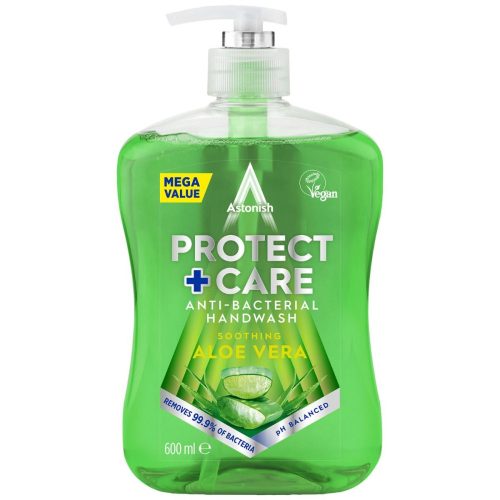 ASTONISH antibakteriális folyékony szappan aloe vera illat 600 ml