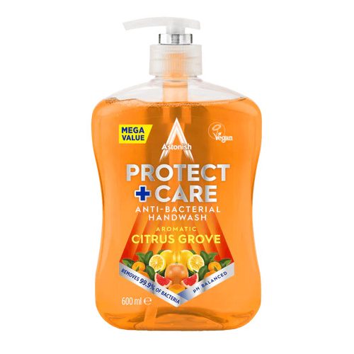 ASTONISH antibakteriális folyékony szappan citrus illat 650 ml