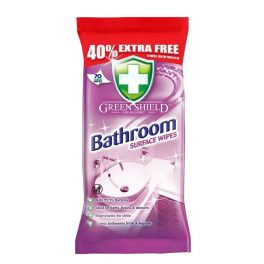   GREEN SHIELD antibakteriális fürdőszobai tisztítókendő 70 db-os