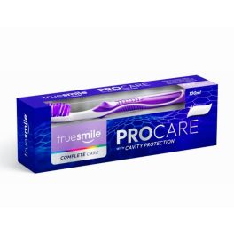   True Smile PROCARE teljes körű ápolás fogszuvasodás elleni védelemmel fogkrém + fogkefe 100ml
