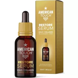   AMERICAN TOUCH RESTORE arc szérum arany + kollagén 30ML -VEGÁN