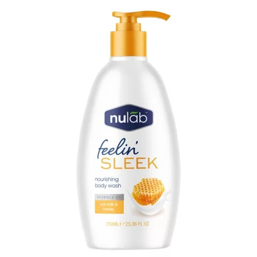Nulab(SLEEK) tusfürdő Zabtej és Méz 750ml