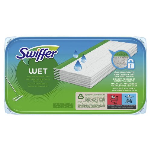 SWIFFER nedves felmosó kendő 12 db-os