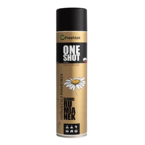 FRESHTEK One Shot magasnyomású légfrissítő-szagtalanító spray kamilla illat 600ml