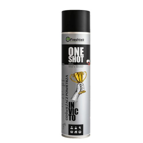 FRESHTEK One Shot magasnyomású légfrissítő-szagtalanító spray invicto illat 600ml