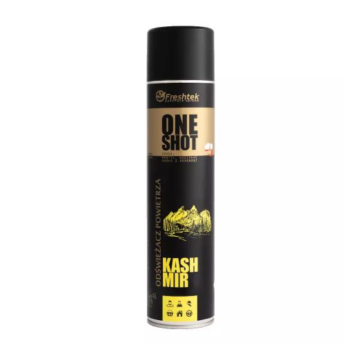 FRESHTEK One Shot magasnyomású légfrissítő-szagtalanító spray kasmír illat 600ml