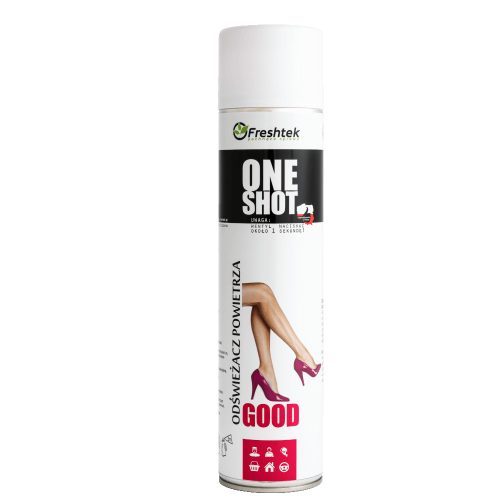 FRESHTEK One Shot magasnyomású légfrissítő-szagtalanító spray Caroline Herrera parfüm illat 600ml