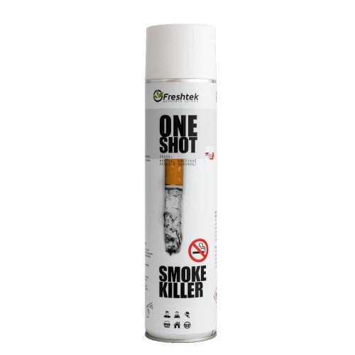 FRESHTEK One Shot magasnyomású légfrissítő-szagtalanító spray dohányszag ellen 600ml