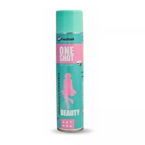 FRESHTEK One Shot magasnyomású légfrissítő-szagtalanító spray beauty illat 600ml