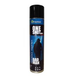   FRESHTEK One Shot magasnyomású légfrissítő-szagtalanító spray bad man illat 600ml