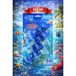 BLISS WC-illatosító-tisztító golyók vízfestős Óceán illat 4x55g / ocean