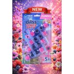 BLISS WC-illatosító-tisztító golyók vízfestős Virág illat 4x55g / flowers