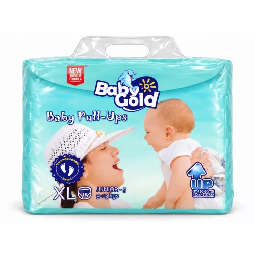 Baby Gold Csecsemőpelenka - Pull Ups XL Junior 5  38db-os (9-13Kg) 