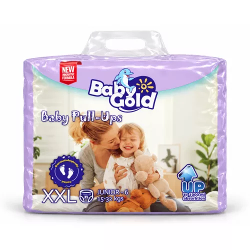 Baby Gold Csecsemőpelenka - Pull Ups XXL Junior 6  35db-os (15-32Kg) 