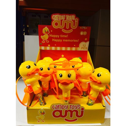 Candy Toys játék cukorkával repülő kalapos Kacsa
