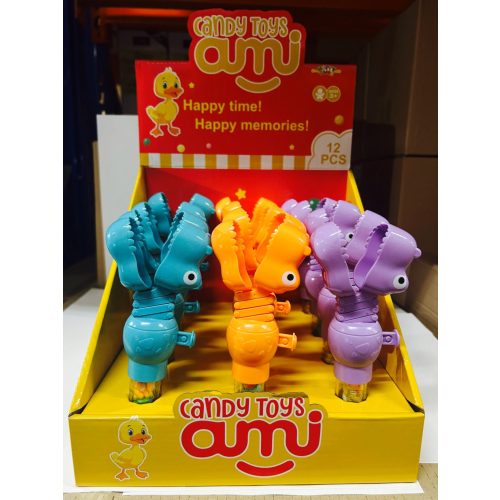 Candy Toys játék cukorkával teleszkópos harapós Dinoszaurusz