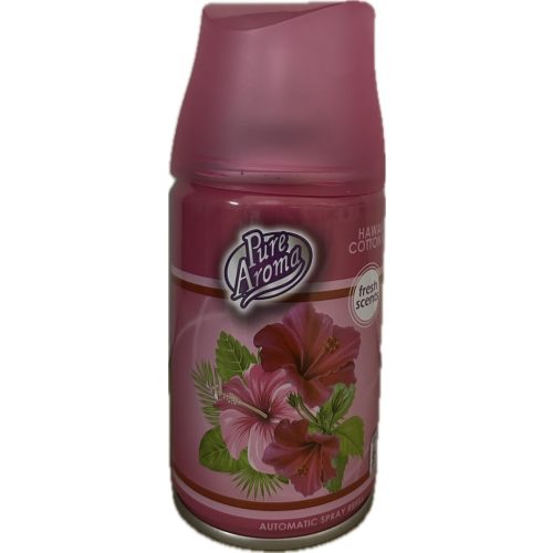 PURE AROMA légfrissítő spray utántöltő HAWAIIAN COTTON ROSE 250 ml