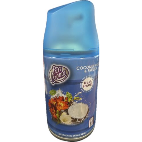 PURE AROMA légfrissítő spray utántöltő COCONUT WATER&FREESIA 250 ml