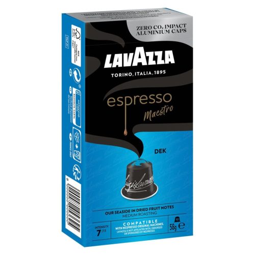 LAVAZZA Maestro DEK koffeinmentes kávékapszulák 10db