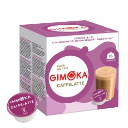 GIMOKA Caffe Latte kávékapszula Dolce Gusto 16 DB-os