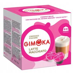 GIMOKA Late Macchiato kávékapszula Dolce Gusto 16 DB-os