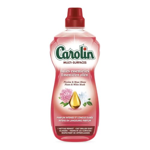 CAROLIN univerzális tisztítószer rózsa és fehér pézsma illat 1L
