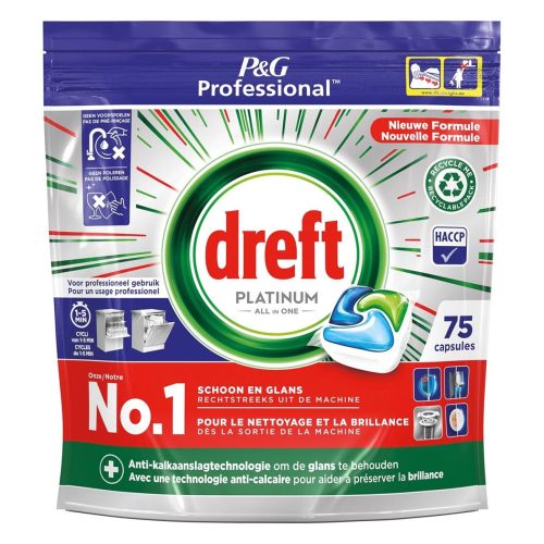 DREFT Platinum ALL IN 1 mosogatógép kapszula original 75 db-os