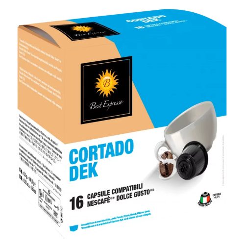 BEST ESPRESSO Cortado koffeinmentes Dolce Gusto kapszulák 16db-os