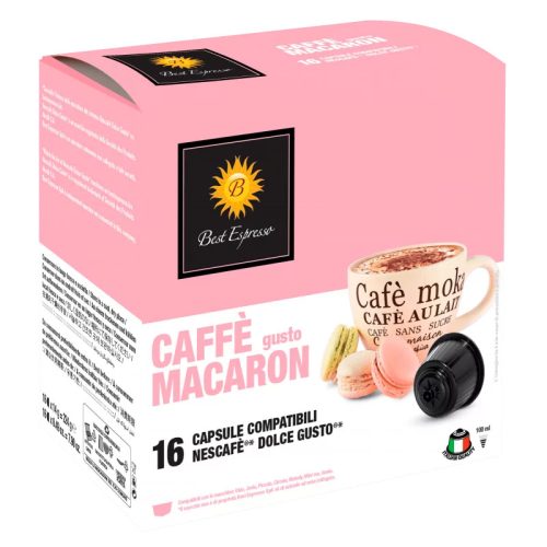 BEST ESPRESSO Caffé Gusto Macaron Dolce Gusto kapszulák 16db-os