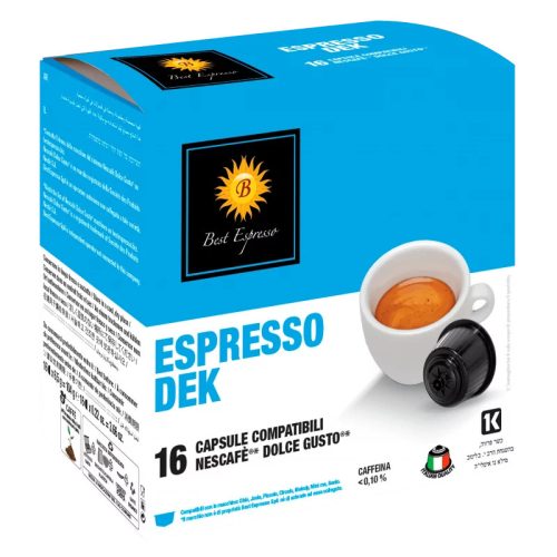 BEST ESPRESSO Espresso koffeinmentes Dolce Gusto kapszulák 16db-os