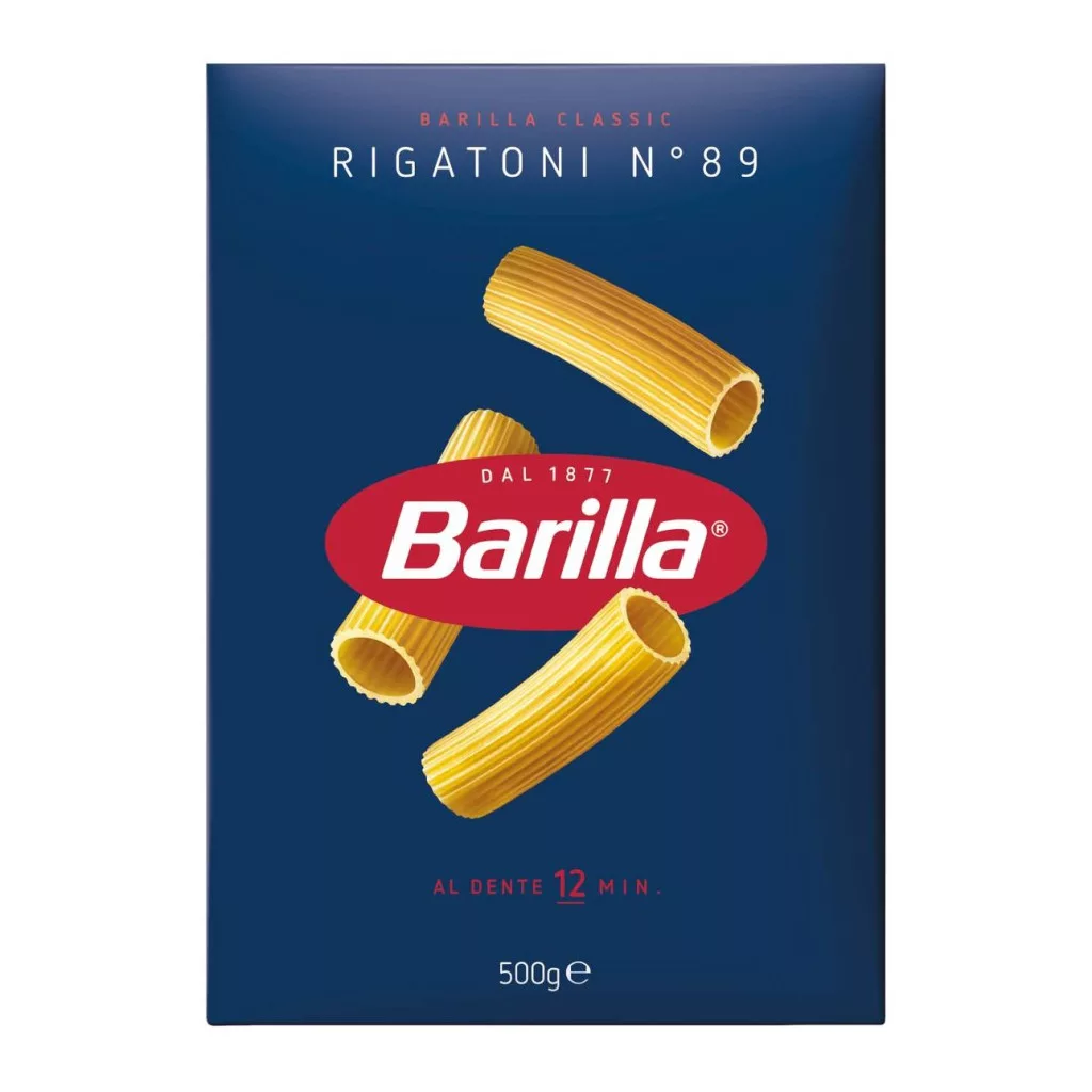 BARILLA rigatoni tészta 500g - HG Market nagykereskedés