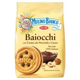   Barilla Mulino Bianco Baiocchi  Mogyorós krémmel töltött omlós keksz 260 G